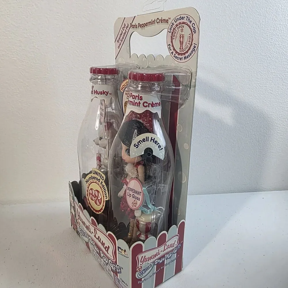 Yummi-Land Creme Soda Pop Girls Paris Peppermint Creme & Ginny Gingerbread Husky